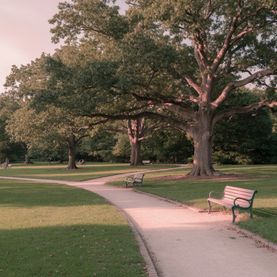 Green paths at Grant Park, Atlanta