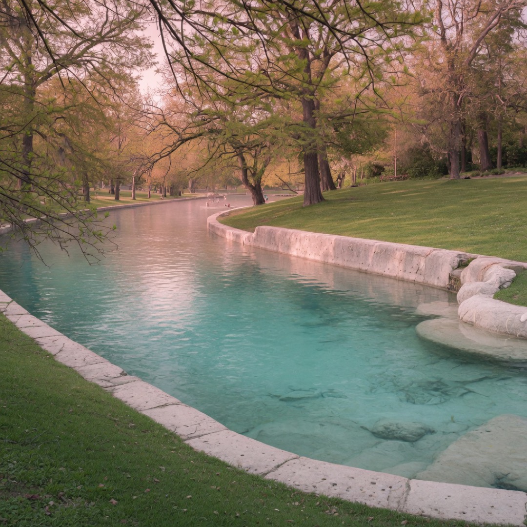 Green space near Barton Springs, Austin