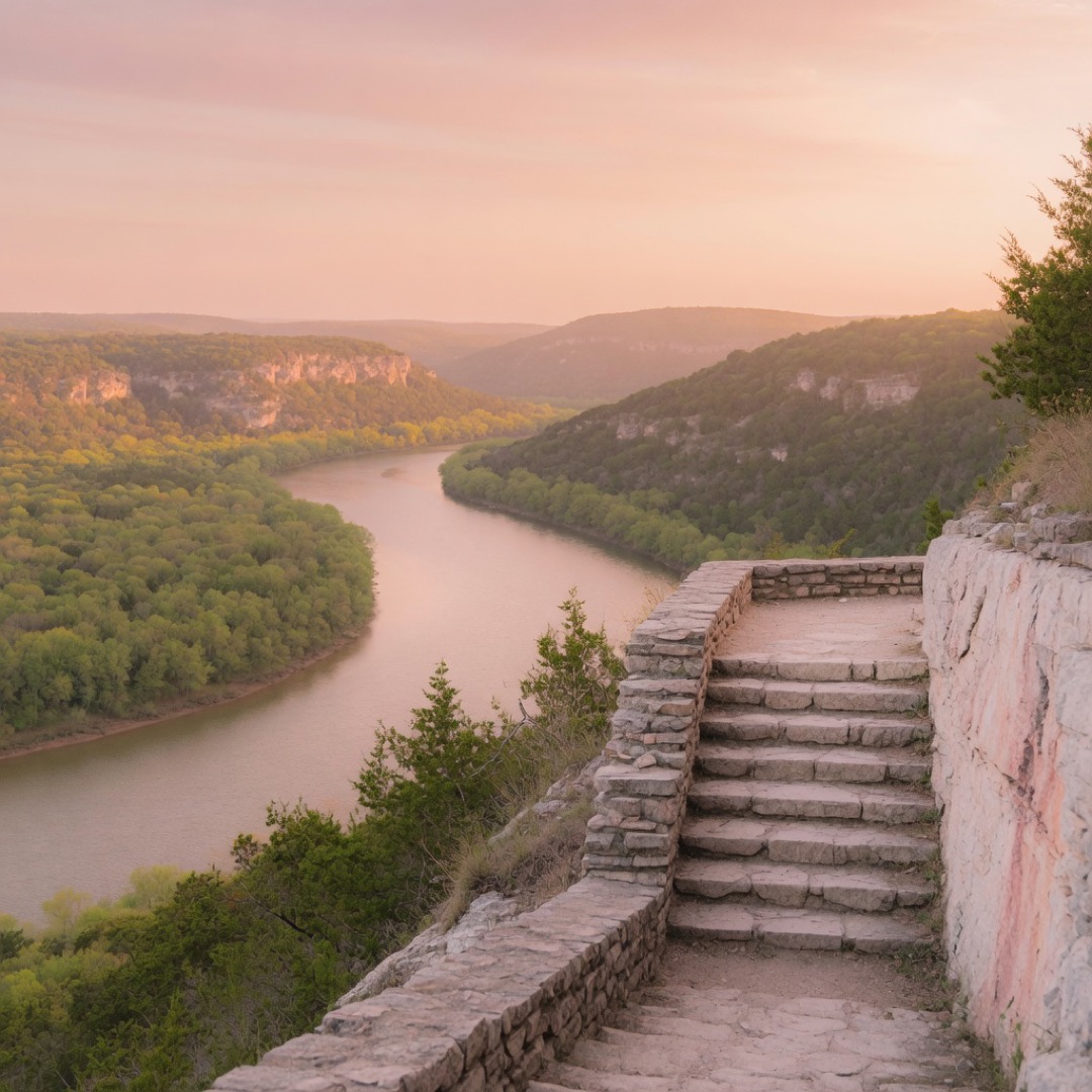 View from Mount Bonnell, Austin