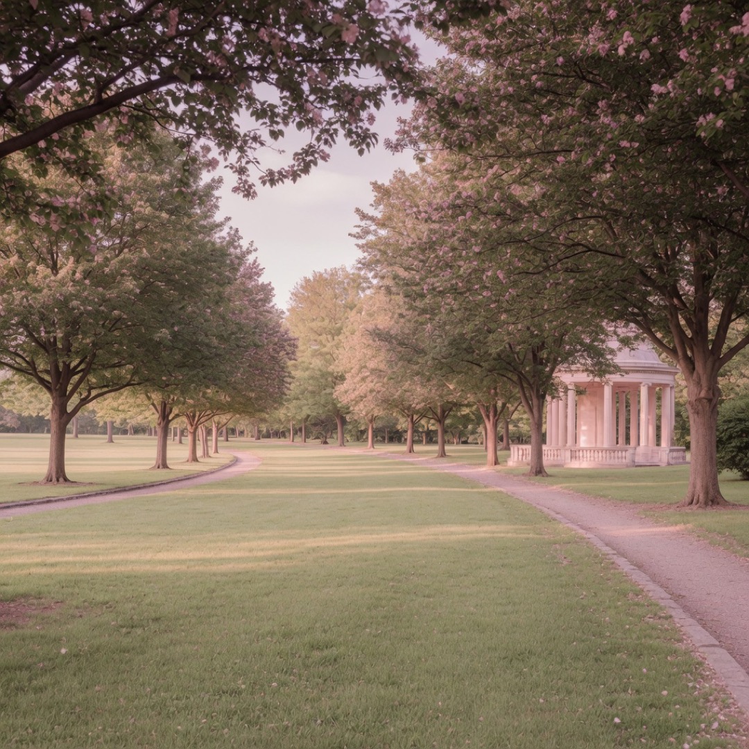 Open lawn at Cheesman Park, Denver