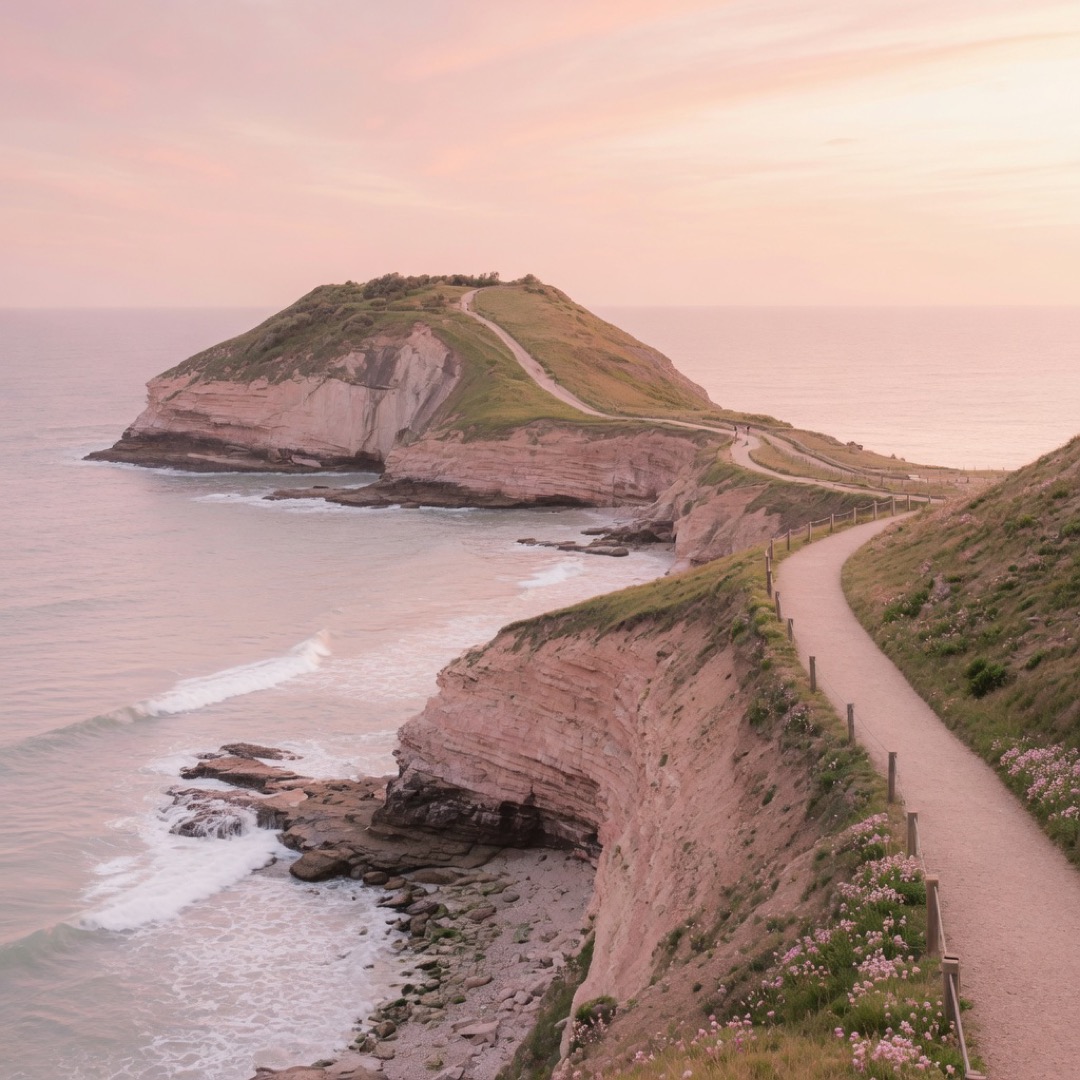 Howth Cliff Path — sea edge north — Dublin