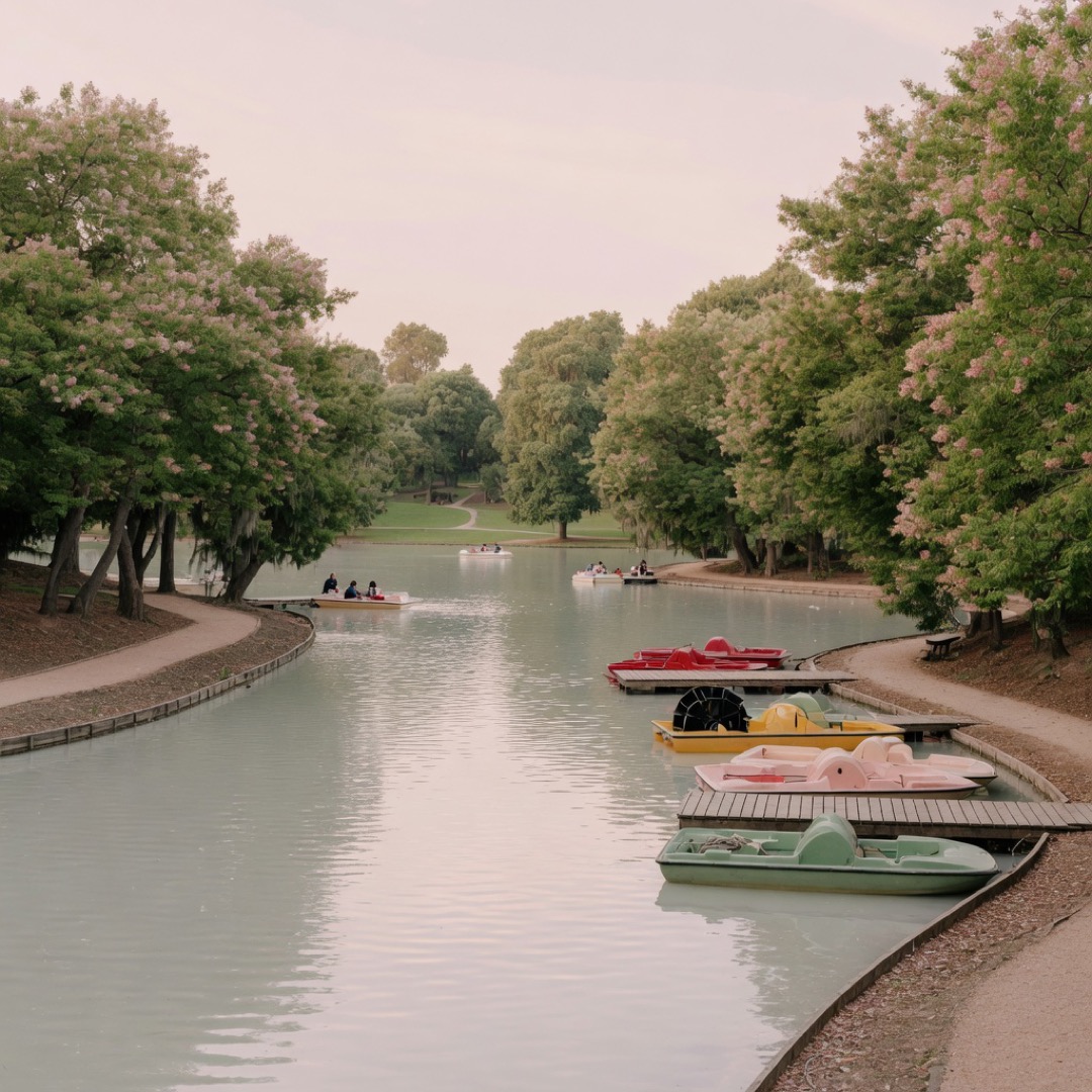 Alster lake edge — city water loop — Hamburg
