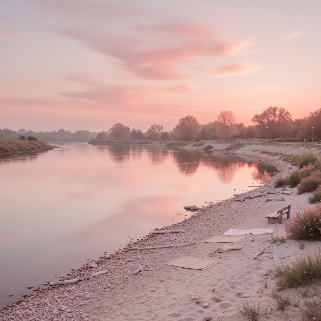 Elbstrand — river beach west — Hamburg
