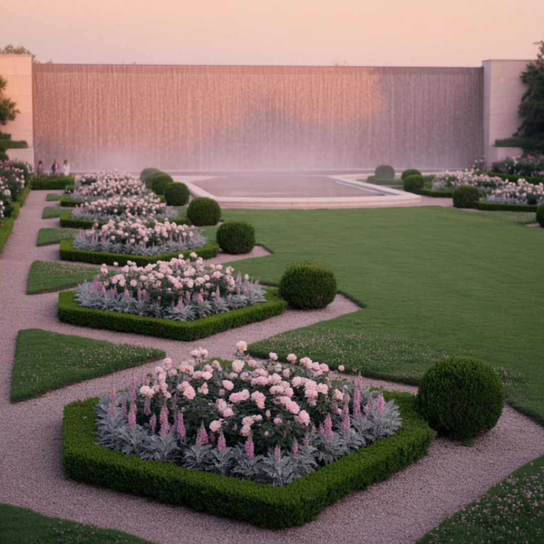 Garden paths at McGovern Centennial Gardens, Houston