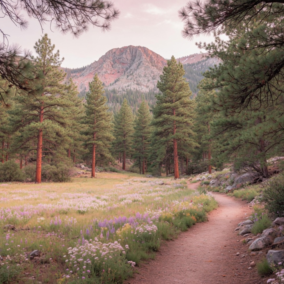 Mountain pines and views near Mount Charleston