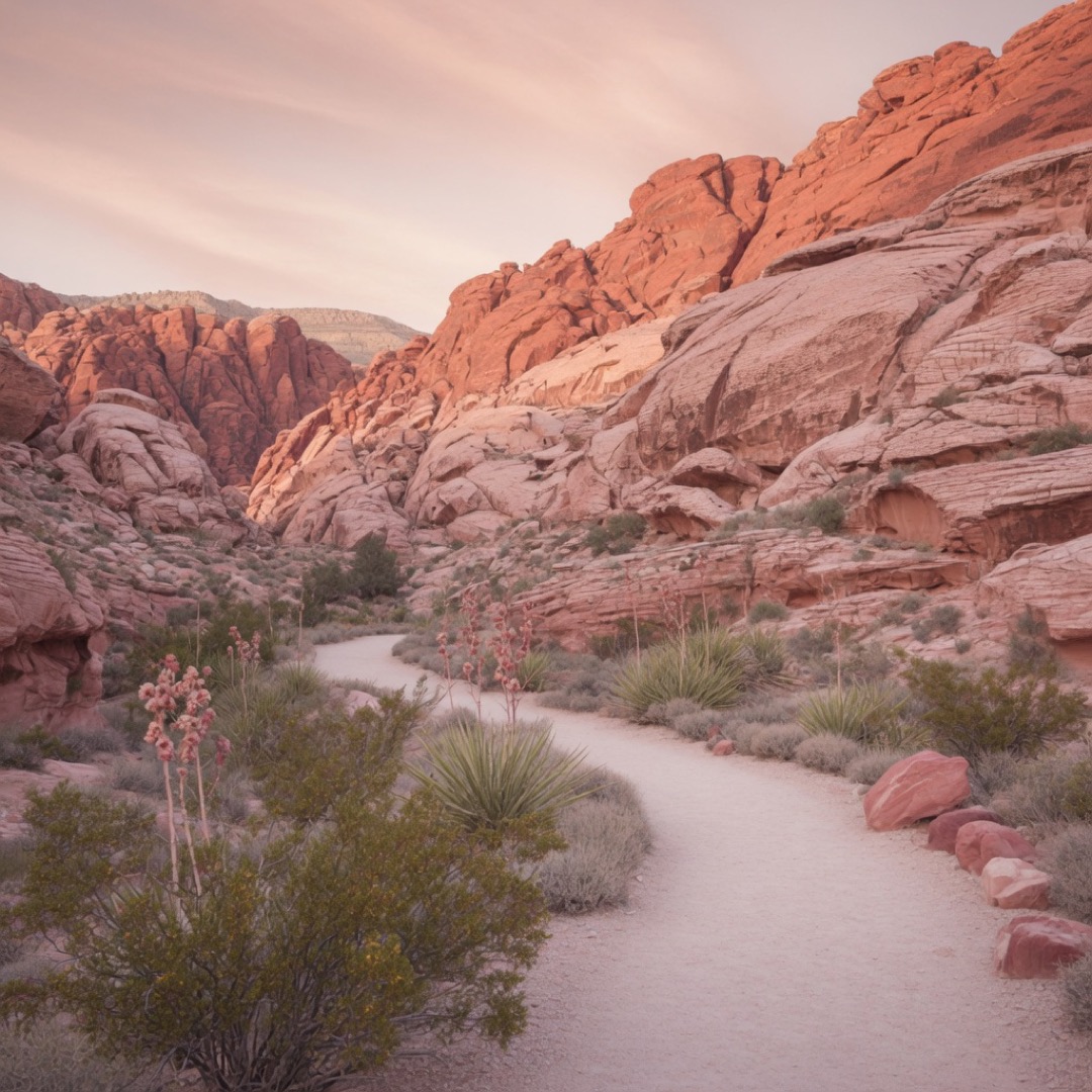 Red rock desert landscape near Las Vegas