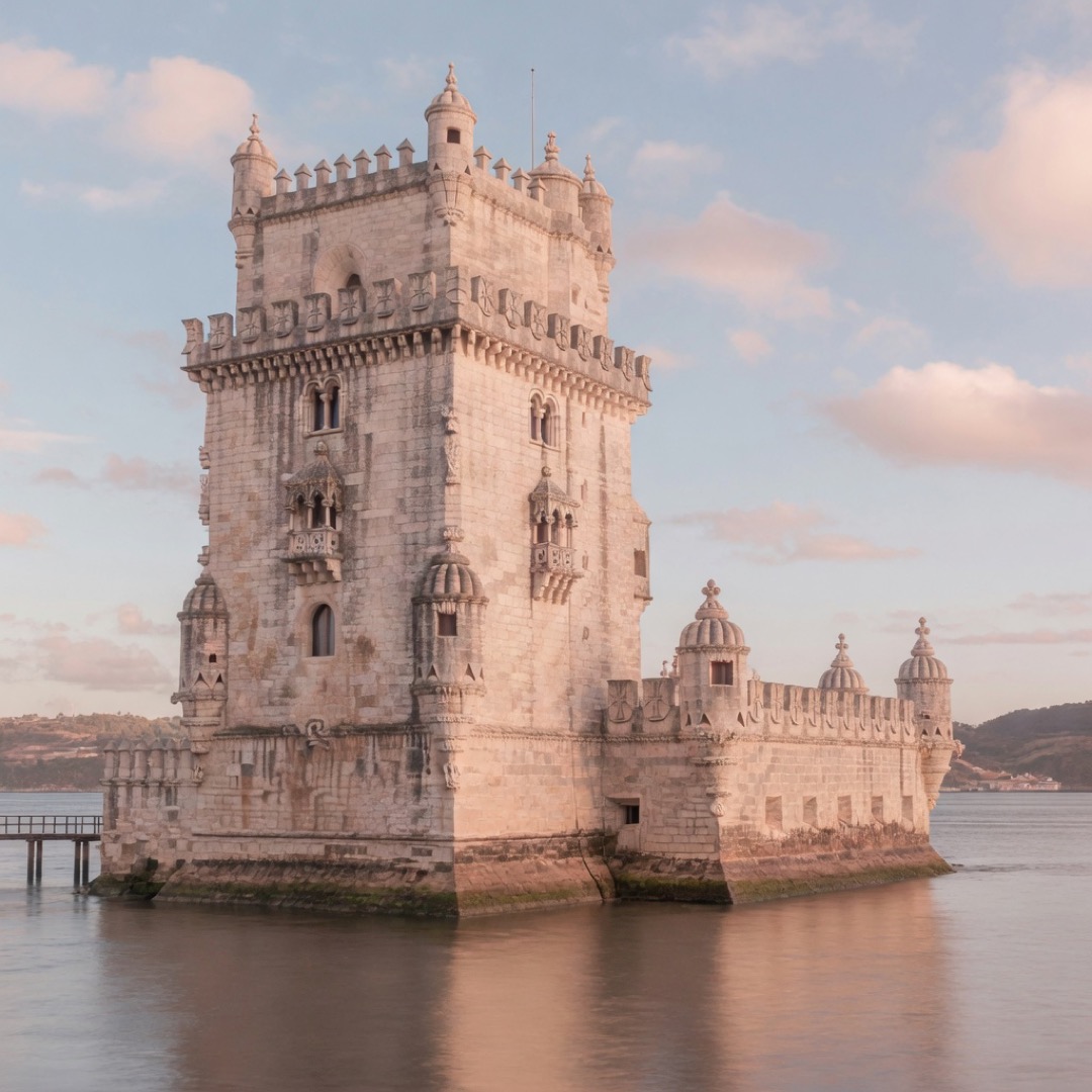 Torre de Belém riverside fortress on the Tagus