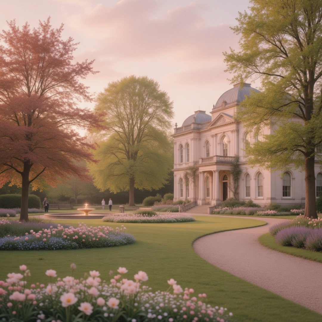 Lawns at Whitworth Park, Manchester