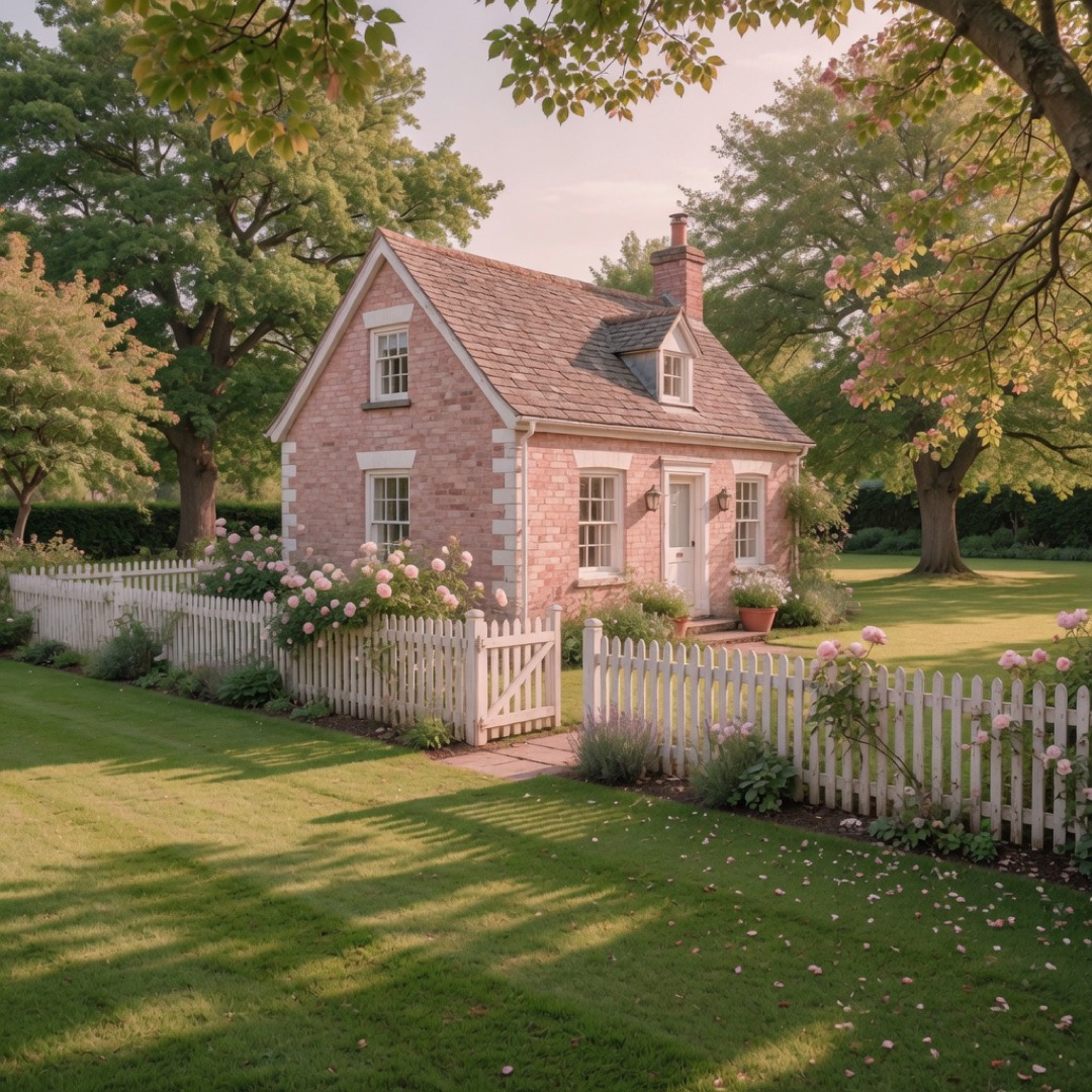 The heritage cottage inside Fitzroy Gardens