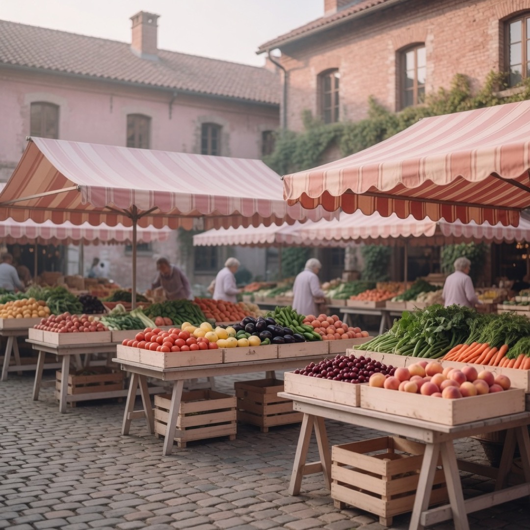 The stalls and halls of Queen Victoria Market