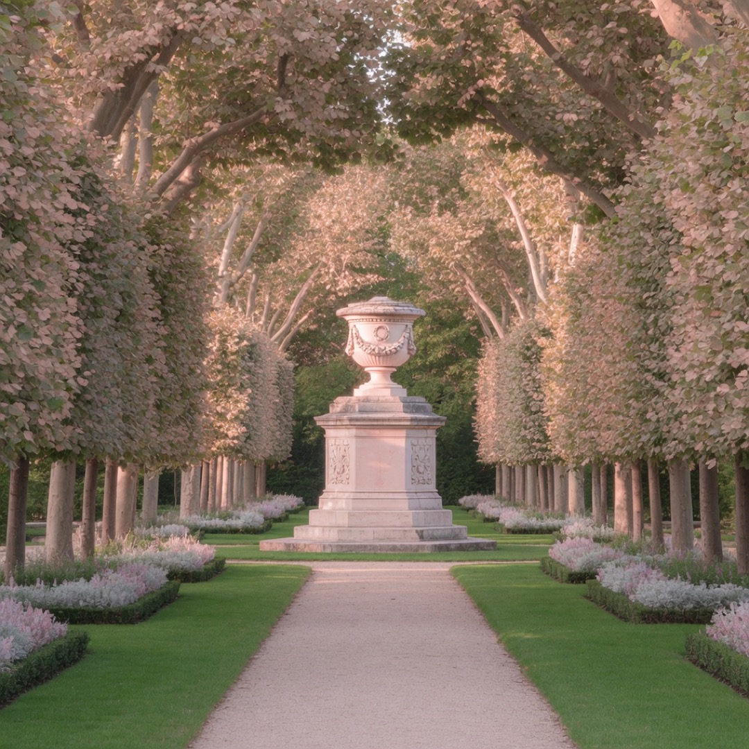 The tree avenues and monuments of Treasury Gardens