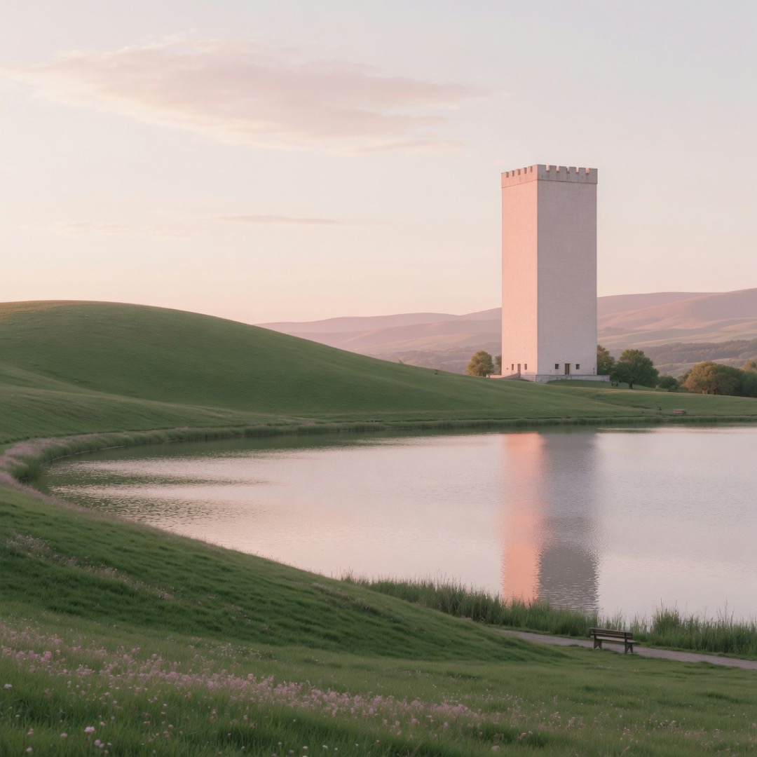 Olympiapark — hills and lake from 1972 — Munich