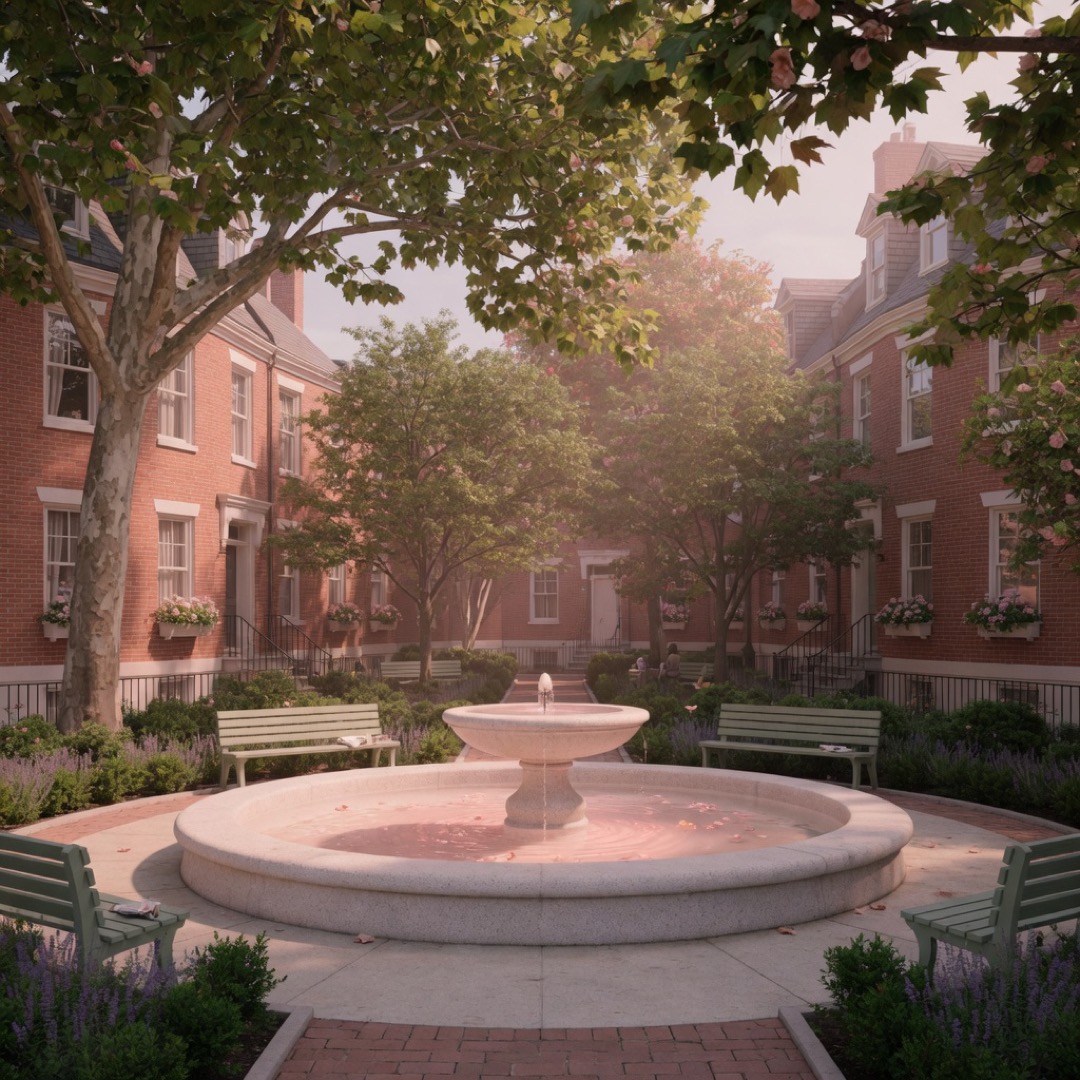 Neighborhood square at Fitler Square, Philadelphia