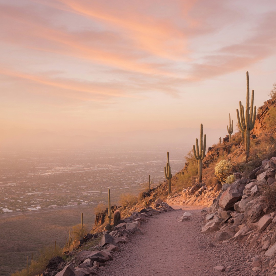 Valley view from South Mountain Park, Phoenix