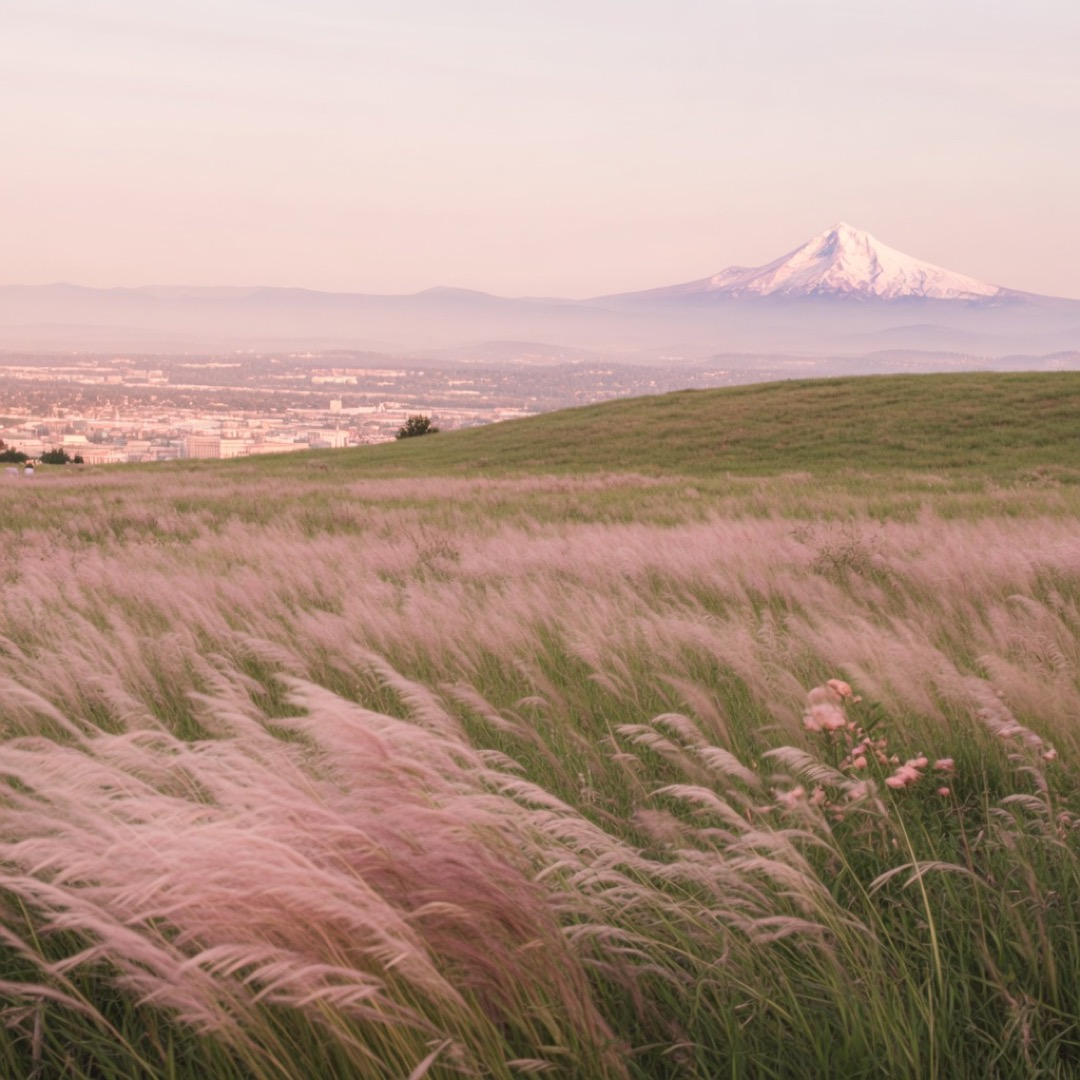 Hilltop view at Council Crest, Portland