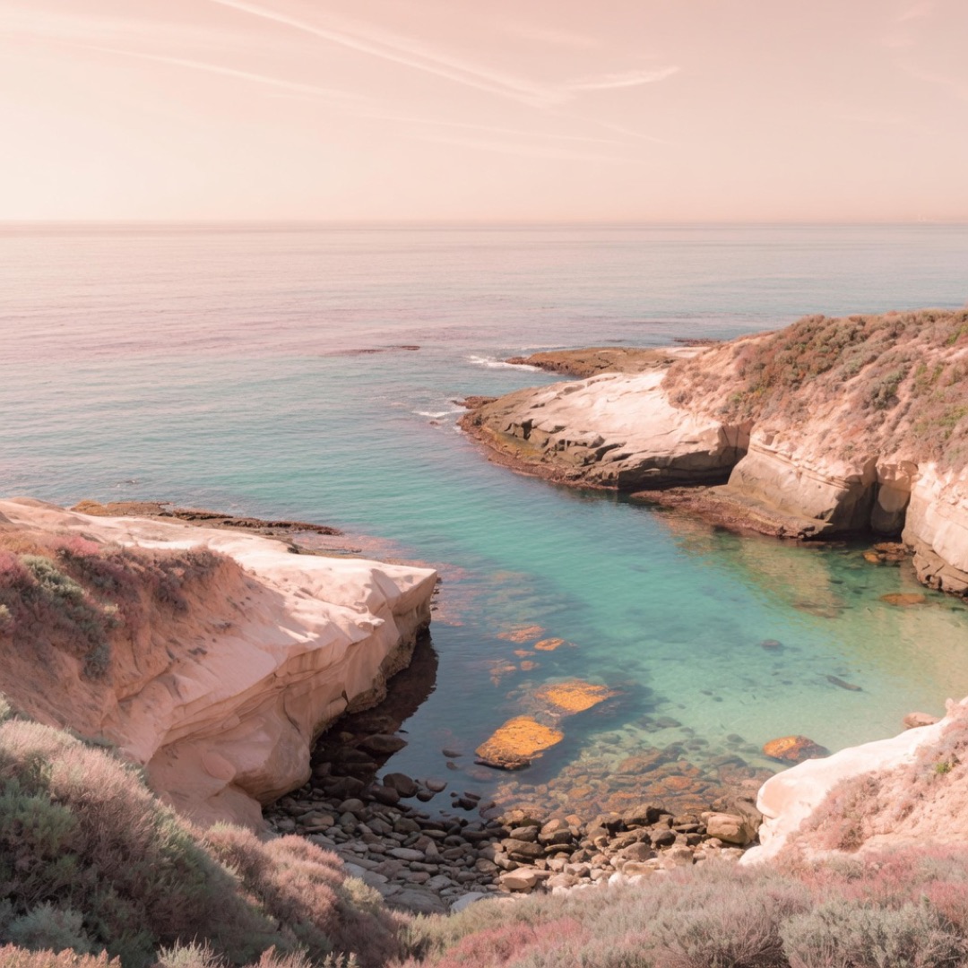 Coastline at La Jolla Cove, San Diego