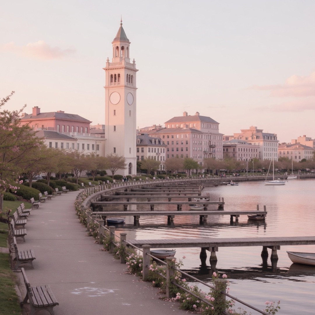 Waterfront walkway at the Ferry Building, San Francisco