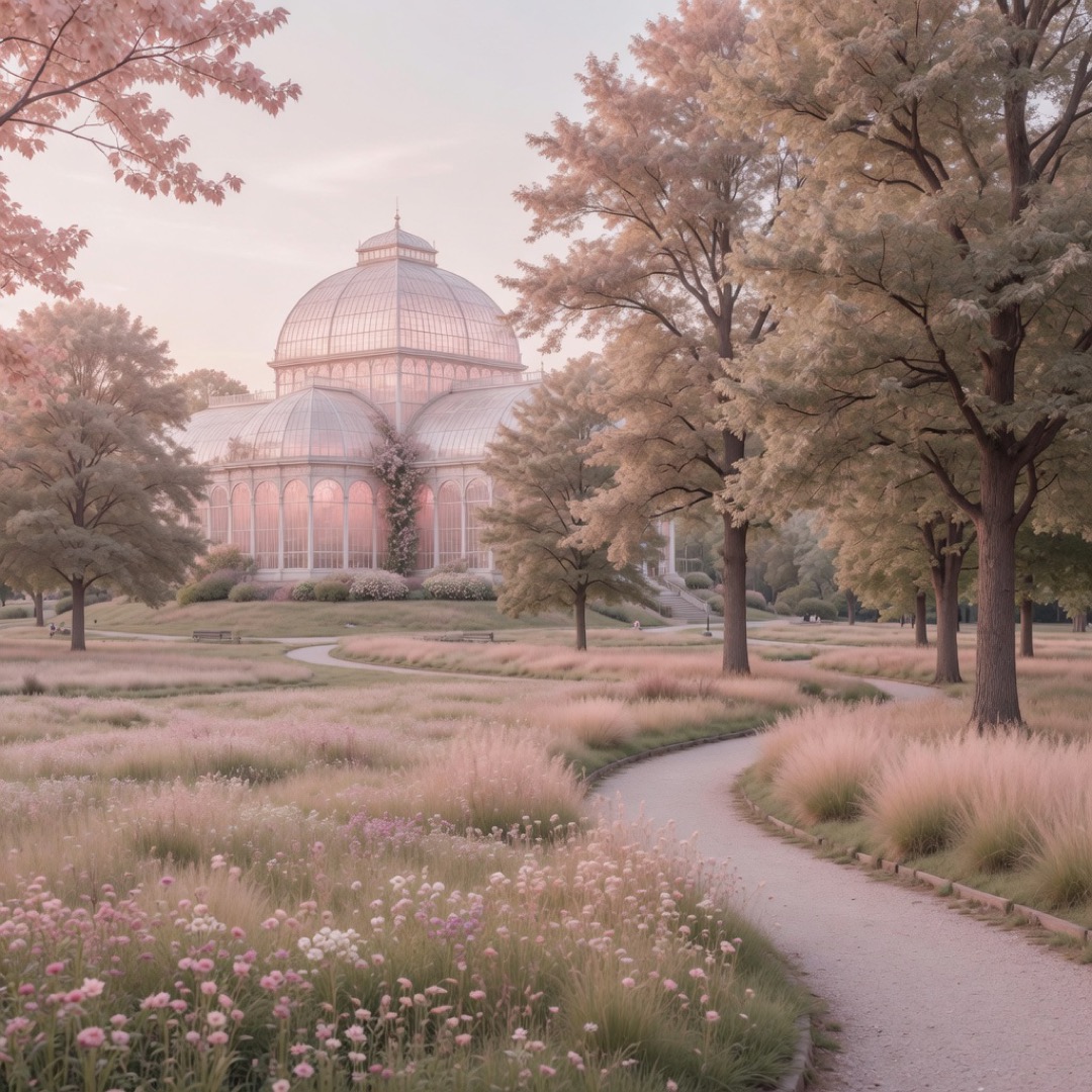 Meadow and trees in Golden Gate Park, San Francisco