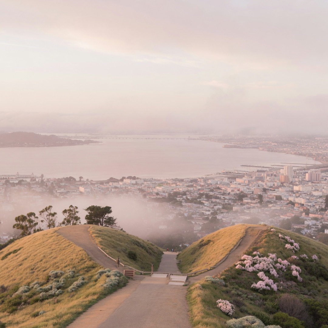 City view from Twin Peaks, San Francisco