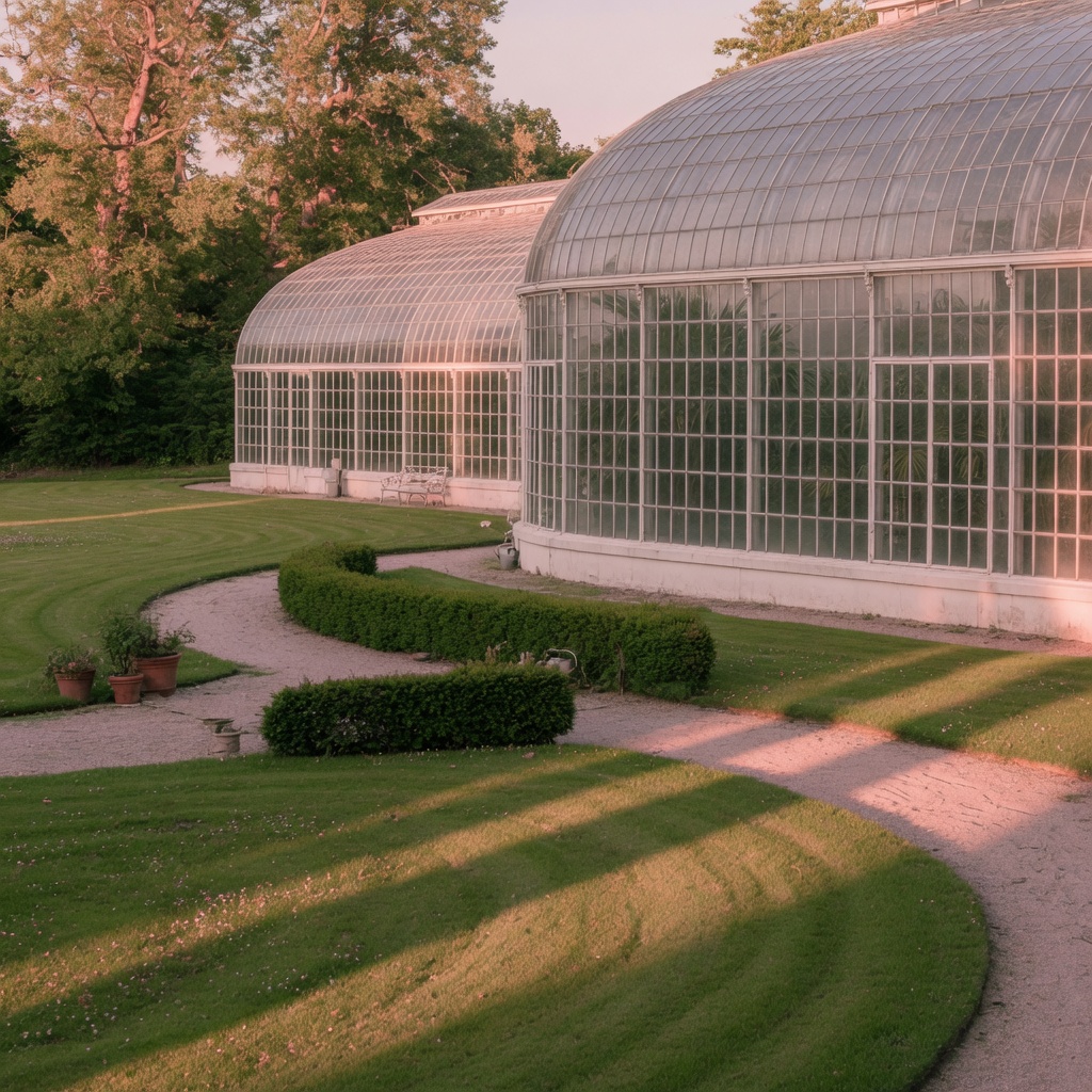 The Palm House and lawns of Vienna’s Burggarten