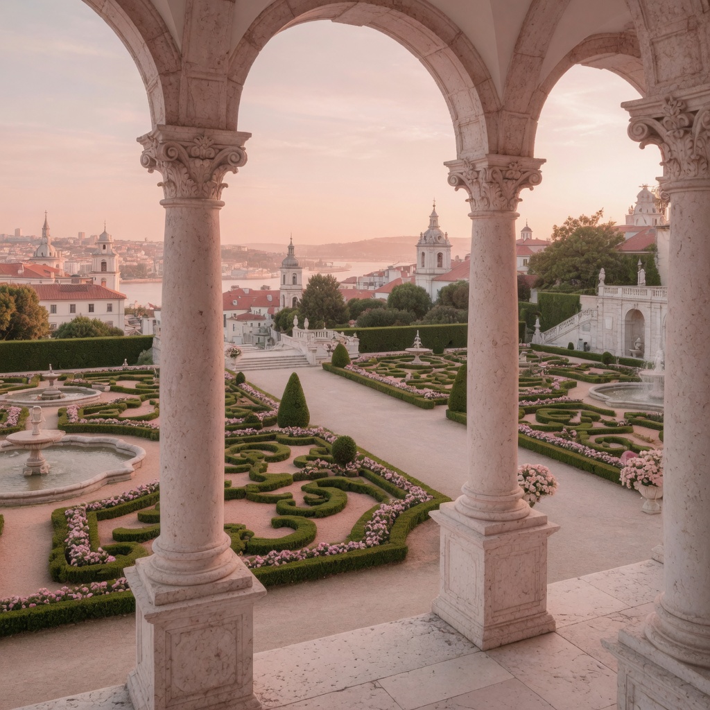 The Gloriette terrace above Schönbrunn gardens with Vienna spread below