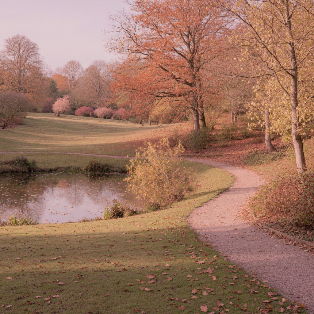 Woodland paths and golden hillside of Vienna’s Türkenschanzpark